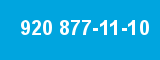 920 877-11-10